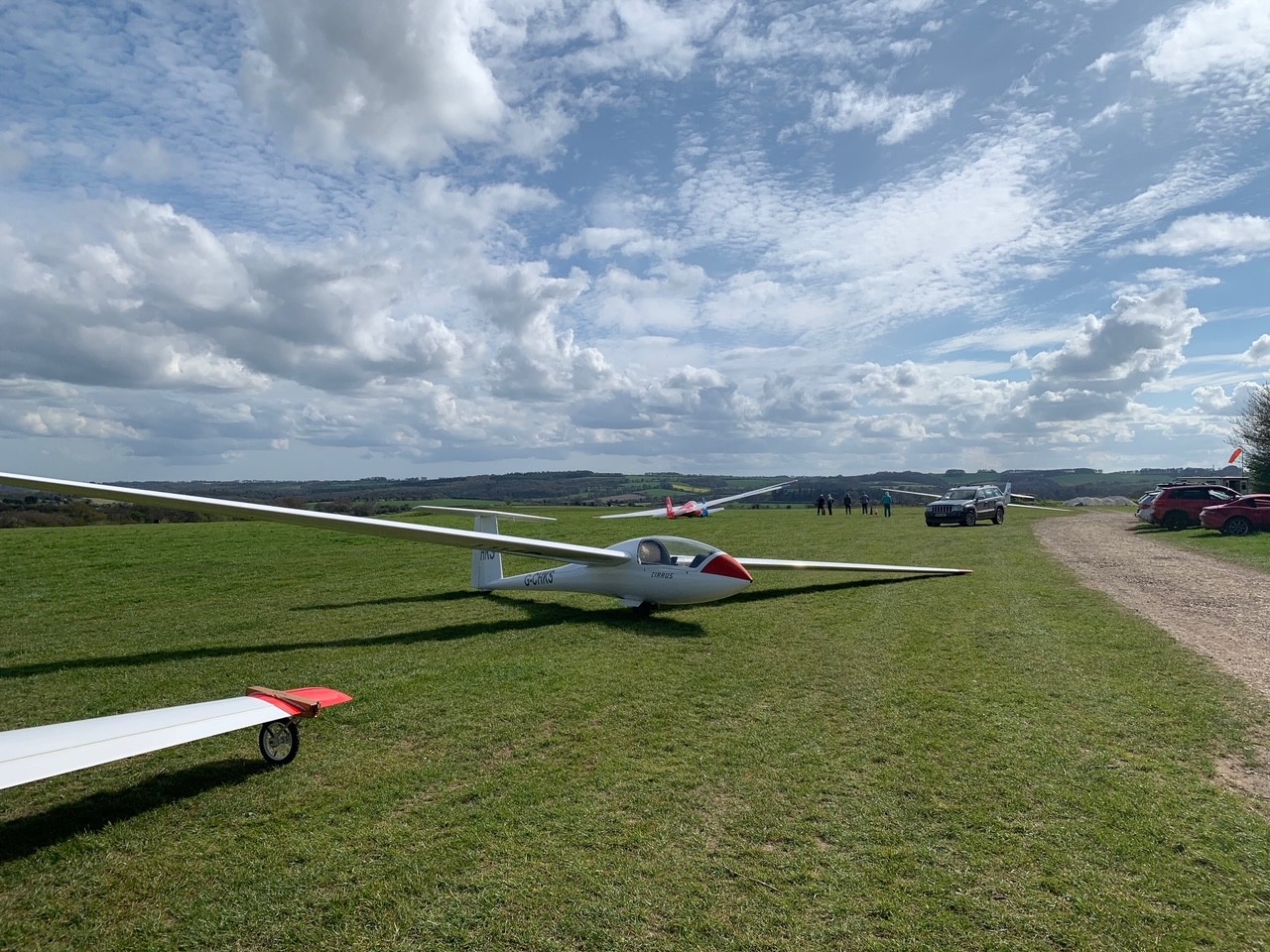 Standard Cirrus glider after 50km Silver Distance task.